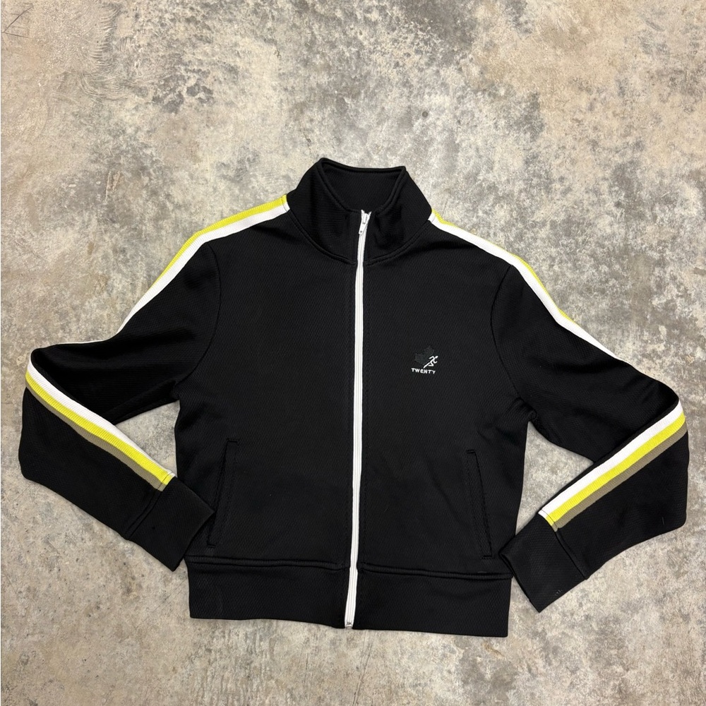 Twenty Black Jacket with Yellow Accents‎